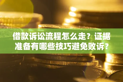 武汉借款诉讼流程怎么走？证据准备有哪些技巧避免败诉？