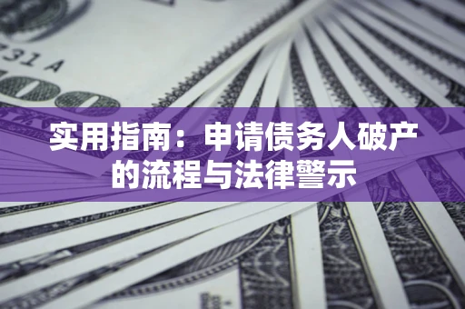 武汉实用指南：申请债务人破产的流程与法律警示