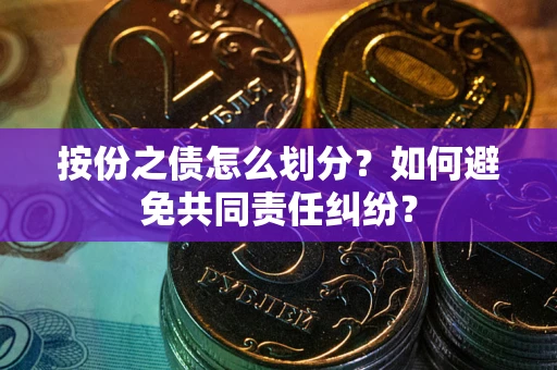 武汉按份之债怎么划分？如何避免共同责任纠纷？