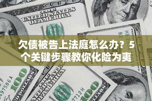 武汉欠债被告上法庭怎么办？5个关键步骤教你化险为夷